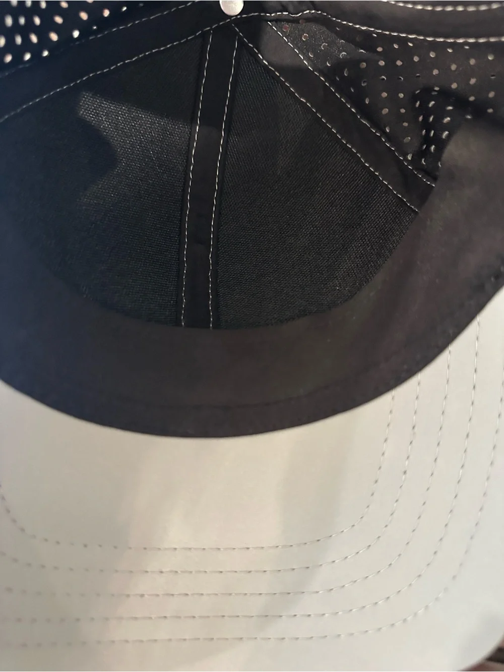 Light Gray Performance Hat with Subtle Logo